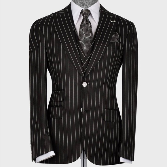 Men’s Black 3Pc suit